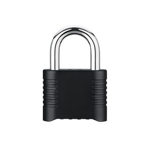 Combination Pad <b>Lock</b> Zinc Alloy 4 <b>Digit</b> Password <b>Lock</b> For Home Outdoor Use Waterproof Rustproof Rectangular Shape - Product Image 2