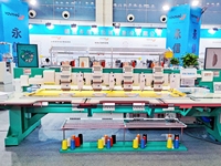Yonthin pas cher prix Tajima 4 têtes informatisé plat point de chaîne Chenille Machine à broder haute vitesse