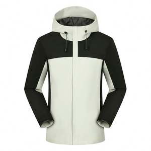 Veste Softshell d'extérieur personnalisée avec logo, coupe-vent, imperméable, extensible, à capuche zippée – Nouvelle collection en promotion - Product Image 1