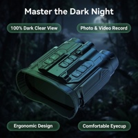 D58 5K/6K 18X HD Jumelles de vision nocturne couleur avec illuminateur IR à 7 niveaux, télescope numérique portable pour l'observation des oiseaux en extérieur