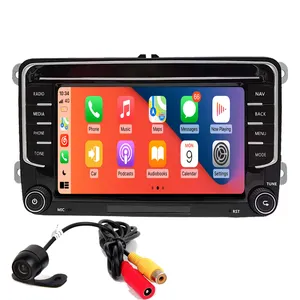 Carplay Android 7 ''Autoradio 2 Din Auto Radio Stereo Gps Wifi Fm Voor Vw Rns 510 Passat Polo Golf 5 6 Touran