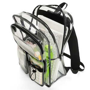 Zaino Trasparente di Alta Qualità per Studenti, Grande Capacità, in PVC Impermeabile e Resistente - Product Image 4
