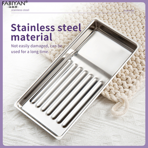 Bandeja de Desinfección de Acero Inoxidable de Alta Calidad para Herramientas de Manicura y Nail Art en Salón de Uñas - Product Image 5