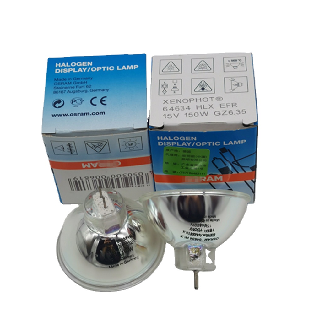 HLX 64634 ксенофот 15V150W GZ6.35 EFR лампочка, HLX64634 15 В 150 Вт микроскоп Эндоскоп источник света галогенная лампа