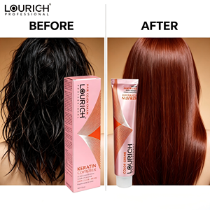 Tinte Permanente para el Cabello con Aceite de Argán y Queratina LOURICH, Coloración Profesional para Salón, Cobertura Total de Canas, Venta al Por Mayor, Marca Privada OEM - Product Image 2