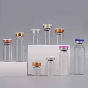 2ml 3ml 4ml 5ml 6ml 7ml 8ml 10ml 15ml 20ml 30ml şeffaf cam şişeler şişe kozmetik ve eczane ilaç için