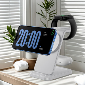 Base de Carga Inalámbrica Magnética 3 en 1, Estación de Carga Inalámbrica al por Mayor, Carga Inalámbrica de <span class=keywords><strong>15</strong></span> Vatios para <span class=keywords><strong>Samsung</strong></span> - Product Image 4