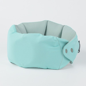 Inflatable U-Shaped <b>Neck</b> <b>Pillow</b> 28x26x14cm Portable Travel <b>Pillow</b> For Airplane And Office Use Sky Blue - Product Image 2