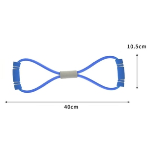 Bande de Résistance TPE pour Yoga et Pilates, 30 lb, pour Étirements Musculaires, Couleur Unie, Durable - Product Image 6