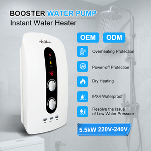 Instant Electric Water Heater 5500W <b>Wall</b> Mounted With Pump digital Display with <b>memory</b> function Household Shower - Product Image 2