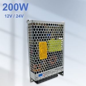 Régulateur <span class=keywords><strong>de</strong></span> <span class=keywords><strong>tension</strong></span> universel DC24V 200W 8.3A 16.7A, <span class=keywords><strong>convertisseur</strong></span> <span class=keywords><strong>de</strong></span> puissance AC 110 <span class=keywords><strong>220V</strong></span> vers DC <span class=keywords><strong>12V</strong></span>, transformateur <span class=keywords><strong>de</strong></span> commutation - Product Image 1