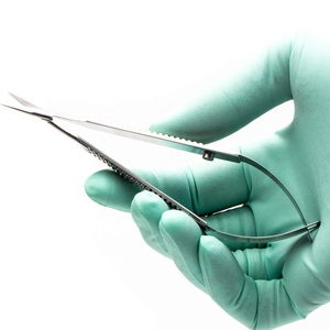 Ciseaux à ressort allemands-12 cm droits avec pointes extra fines - Product Image 4