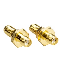Adaptador SMA Hembra a SMA Hembra para Montaje en Panel, Conector Coaxial RF, Impermeable IP67, 50 Ohmios