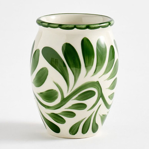 Taza de Cóctel de Cerámica Estilo Mexicano Creativa, Nueva, OEM ODM, Taza de Beber de Cerámica Talavera Floral Hecha a Mano Personalizada - Product Image 4
