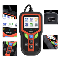 Lector de Códigos OBD2 V321, Escáner de Diagnóstico Automotriz, Lectura/Borrado de Códigos, Detección de Fallas del Automóvil, Sensor de Oxígeno, Pantalla LCD, Android/Windows/iOS