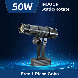 TMUT Newest 50W Indoor LED Decoration <b>Lights</b> <b>Projector</b> with Aluminum Alloy Body 8500K Color Temperature and Customize Gobo Lens - Product Image 5