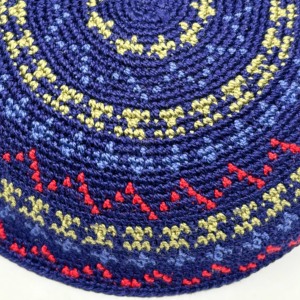 <span class=keywords><strong>DMC</strong></span> fait à la main noir <span class=keywords><strong>Crochet</strong></span> Kippa chapeau hommes garçons enfants 100% <span class=keywords><strong>coton</strong></span> élégant Image quotidienne fête en plein air Tradition juive - Product Image 6