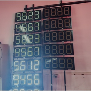 Tùy chỉnh hiển thị kỹ thuật số LED trạm xăng giá đăng 7 đoạn 12 quot inch LED Xăng hiển thị cho trạm xăng - Product Image 2