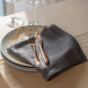 Vente en gros de serviettes de table en lin oeko de 22 pouces avec pierre lavée française 100 <span class=keywords><strong>mouchoir</strong></span> en lin - Product Image 6