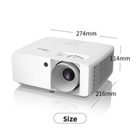 Projecteur Optoma ZH400 DLP 1080P/WUXGA avec batterie intégrée pour usage professionnel, garantie 3 ans