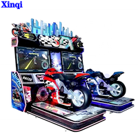 Simulateur de course de moto à 2 joueurs, prix d'usine, le plus populaire, fonctionnement à pièces, jeu vidéo authentique Moto GP, borne d'arcade