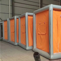 Tentes personnalisables de haute qualité pour le bain et la désinfection Colonne gonflable en PVC pour tente gonflable Tente de décontamination