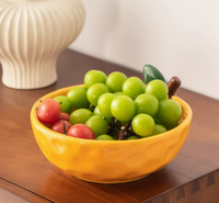 Keramische fruit schaal, nieuwe Amerikaanse stijl, demontabel design, hotel, restaurant, high-end luxe decoratieve snack opberg schaal, bar.