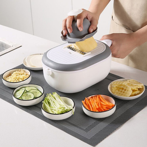 Cortador de Verduras Multifuncional Integrado con Función de Lavado, Accesorios de Cocina para el Hogar, Herramientas para Verduras - Product Image 4