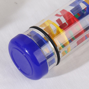 Instrumento de Percusión Orff al por Mayor, Tubo de Sonido de Lluvia de Plástico de 9 CM, Instrumentos Musicales, Sonajero de Tubo de Arena de Plástico para Bebé - Product Image 6
