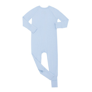 Tutina Personalizzata per Neonati e Bambini 0-24 Mesi, con Cerniera e Maniche Lunghe in Bambù - Product Image 3