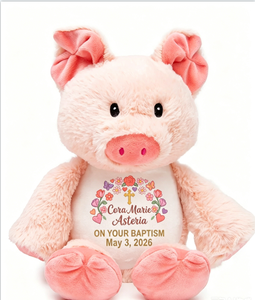 <span class=keywords><strong>Animales</strong></span> de Peluche Personalizados por Sublimación, Lindos Peluches de Búho y Cerdo con Impresión Personalizada, Regalo Perfecto para Niños - Product Image 1