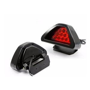 ไฟตัดหมอกหลังแบบ LED สำหรับรถยนต์และรถจักรยานยนต์, ไฟแข่งรถ F1, ไฟเตือนเบรคแบบ LED รูปสามเหลี่ยม, ไฟท้าย - Product Image 4