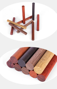 <span class=keywords><strong>Varillas</strong></span> de espiga de <span class=keywords><strong>madera</strong></span> dura, palisandro natural personalizado sin terminar, nogal, palitos de masaje redondos para manualidades artísticas DIY - Product Image 6