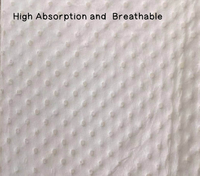 Rouleau jumbo de papier Airlaid, super absorption d'eau, papier à base de pâte de bois, 120 g/m², pour serviettes hygiéniques, serviettes hygiéniques