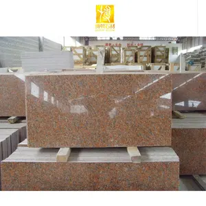 Low Price Outdoor Polished Natural Stone Maple Red Wall Slabs Tiles Floor Paving Cheap Granite Slabs