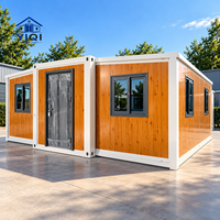 Maison modulaire extensible de 20 pieds avec toit de terrasse en option, maison préfabriquée pour la vie en plein air