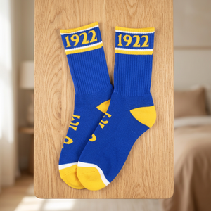 Calcetines Tejidos Unisex Sigma Gamma Rho para Invierno, Transpirables, Gruesos, de Forro Polar, Material de Nailon/Algodón, Logotipo Personalizado (Parte Inferior/Cuerpo) - Product Image 3