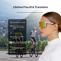 Nouvelles lunettes de cyclisme avec traduction IA intelligente et assistant vocal, lunettes de sport d'extérieur légères et coupe-vent pour