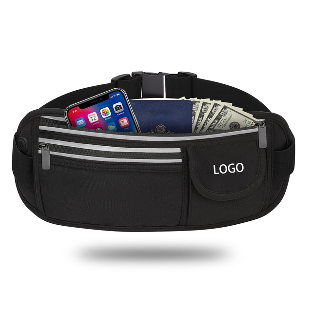 Customized Running Waist Bag Waterproof Belts Women and Men Fanny Pack Sports Hiking Mobile Phone Holder Fanny Pack