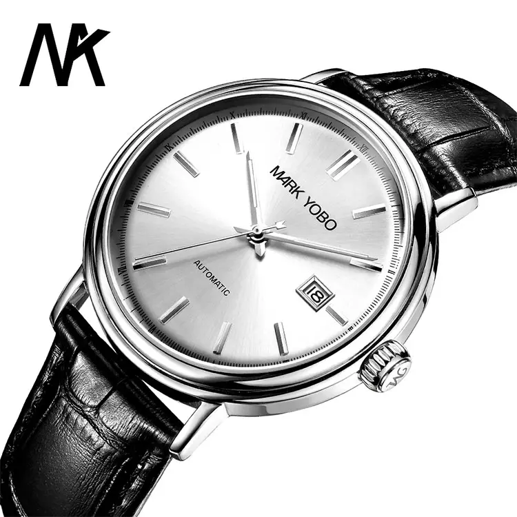 Chinese Factory Professional customized luxury Men leather Miyota-9015 automatic wrist watch