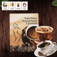Café instantané minceur au chocolat noir saveur sucre, L-Carnitine pure naturelle, faible MOQ, personnalisable, directement de l'usine