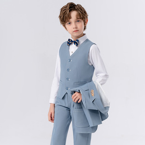 2025 nouveau <span class=keywords><strong>costume</strong></span> britannique Gentleman garçons <span class=keywords><strong>mariage</strong></span> fête d'anniversaire robe <span class=keywords><strong>Costume</strong></span> Performance ensemble - Product Image 3