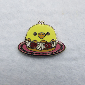Nouvelle Série de Vœux du Nouvel An : Badges Personnalisés en Forme de Cœur de Dessin Animé, Badges en Émail Motif Château - Product Image 5