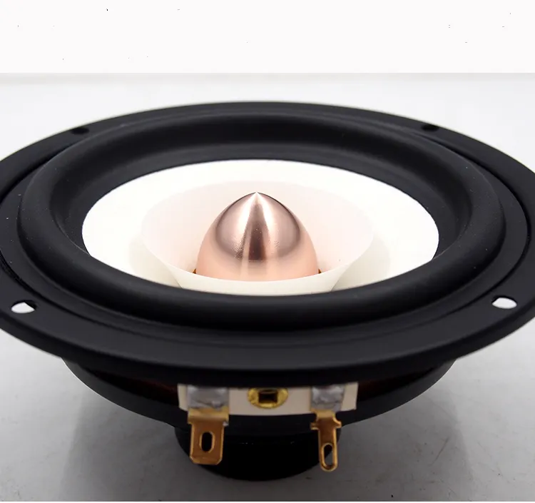 Yuer-haut-parleur avec étiquettes Audio samsung, 2 pièces, extrémités supérieures 4 pouces, gamme complète, haut-parleur, caisson de nuit, balles en aluminium, 2 couches hi-fi, à monter soi-même