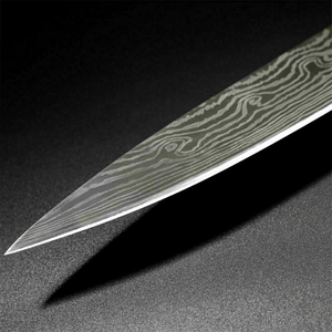 Couteau de chef professionnel en acier Damas forgé sur mesure avec manche pleine longueur, en vente en ligne - Product Image 5