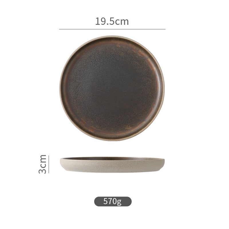 Plato de 8 pulgadas (Esmalte metálico)