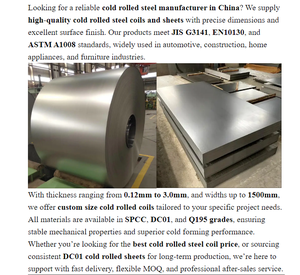 Bobina in acciaio HC260B per auto strutturale-bobina HC260B con buona duttilità, ideale per i rinforzi del telaio e del corpo dell'automobile - Product Image 5