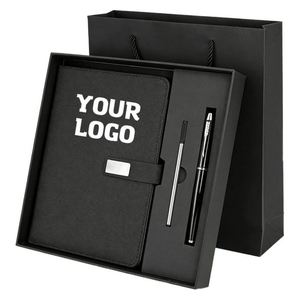 2025 Wholesale Diary Journal Corporate A5 Leather <b>Notebook</b> <b>Sets</b> With Luxury <b>Pen</b> Business Gift <b>Set</b> Custom Promotional Gifts - Product Image 1