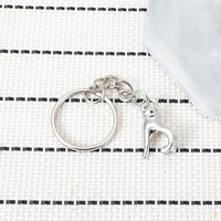 Cadeau romantique pour la Saint-Valentin, anniversaire, accessoires de mode, porte-clés magnétique en forme de cœur, porte-clés en métal pour couple