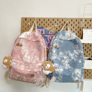 กระเป๋าเป้สะพายหลังสำหรับนักเรียน ความจุขนาดใหญ่ หลายสี กระเป๋าเป้สะพายหลังสำหรับวัยรุ่น กระเป๋าเป้สะพายหลังแบบ unisex กระเป๋าเป้สะพายหลังอเนกประสงค์สำหรับนักเรียน กระเป๋าเป้สะพายหลังลำลอง - Product Image 1